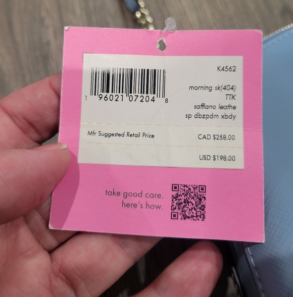 NWT - Kate Spade Light Blue Crossbody Bag - Picture 11 of 11